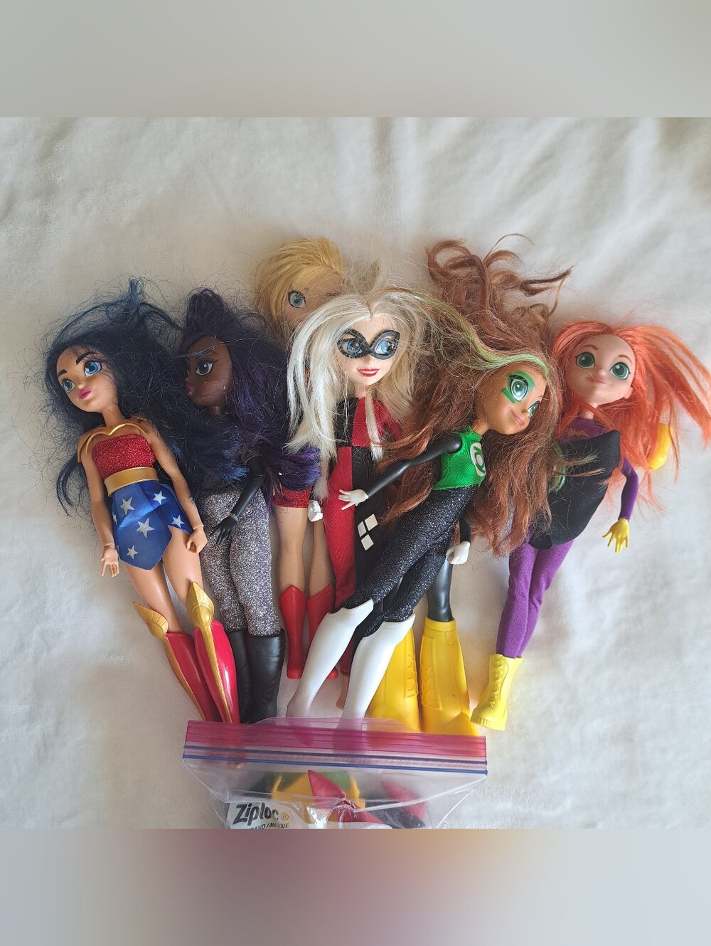 DC Super Hero Girls Doll Lot - 7 Dolls